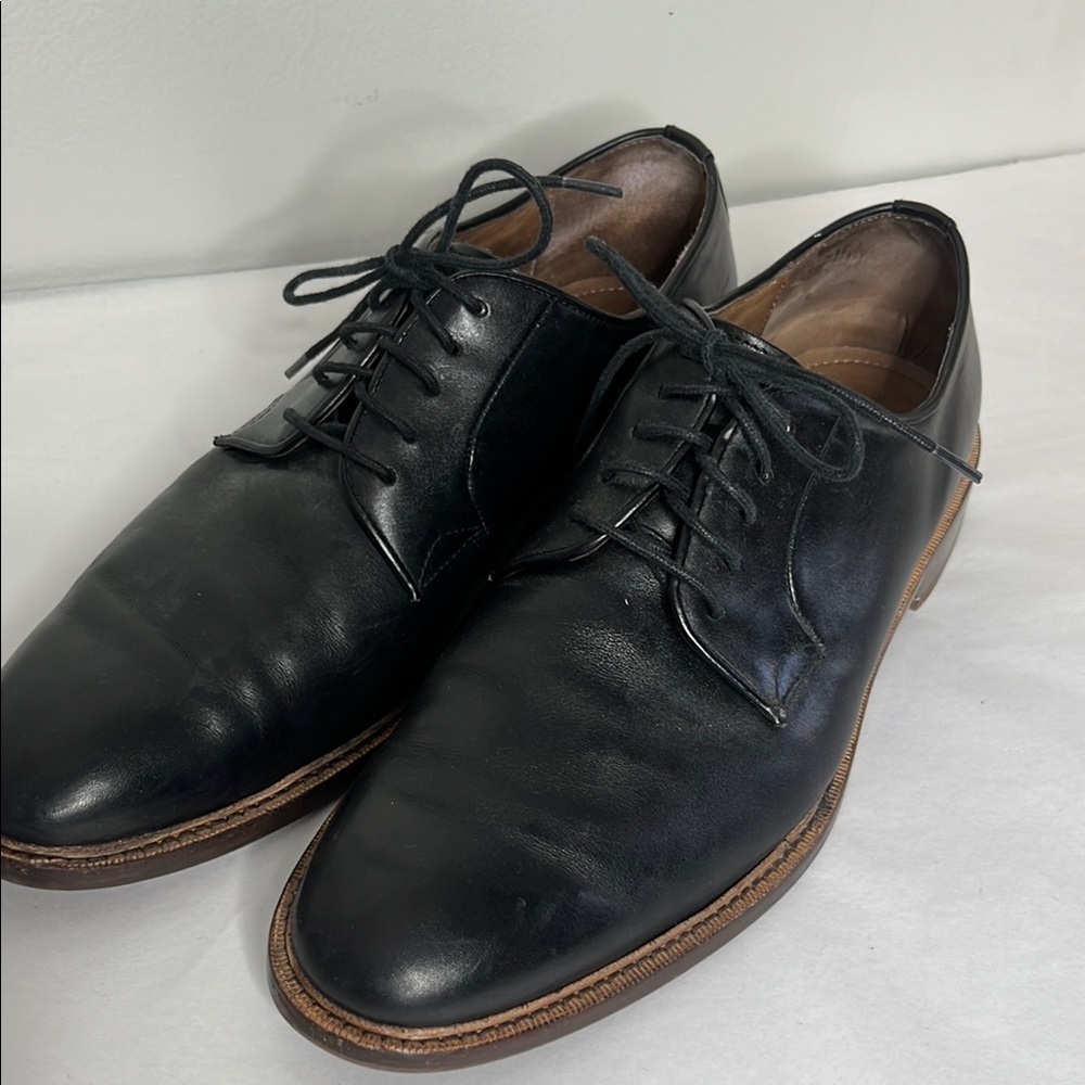 Gordon Rush Size 10.5 Classic Black Leather Men's Shoes
